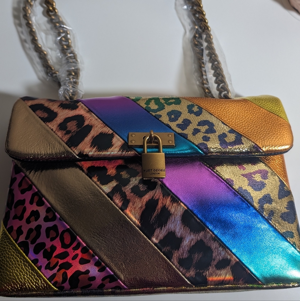 Kurt Geiger multicolor metallic bag